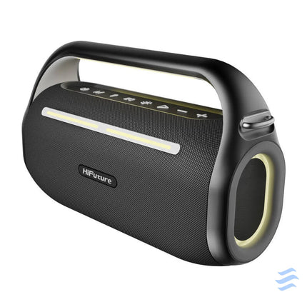 HiFuture Music Box 100 Bluetooth Speaker + 2 microphones (black) Bluetooth portable speakers