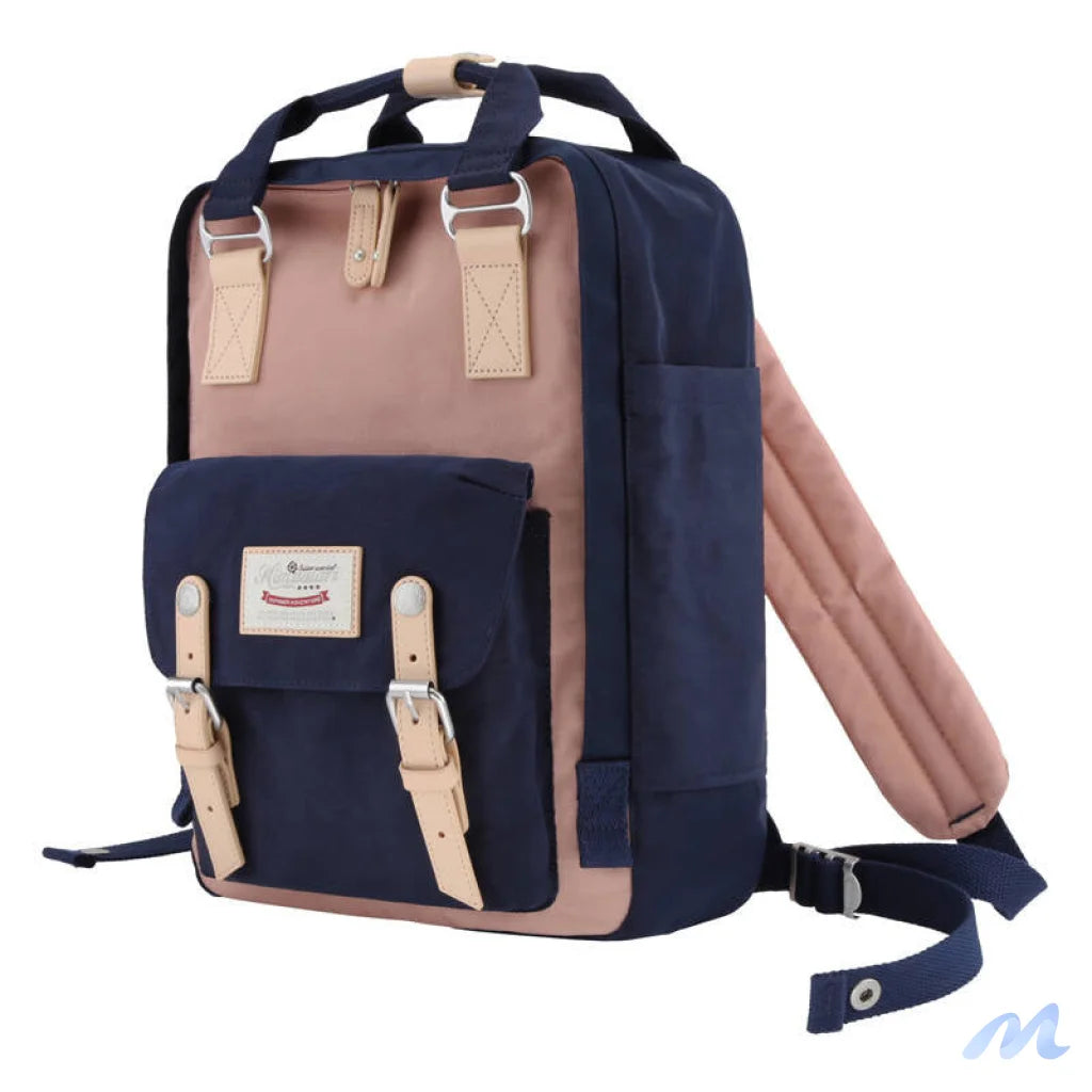 Himawari 188L 14'' laptop backpack (navy blue and pink)