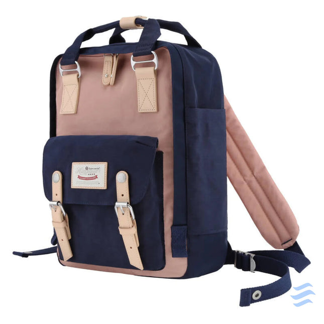 Himawari 188L 14’’ laptop backpack (navy blue and pink) Bags cases backpacks