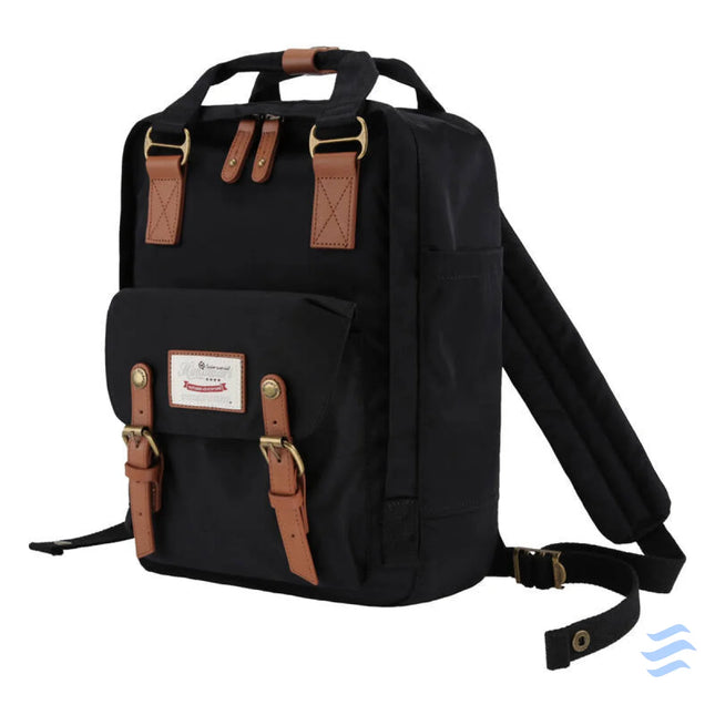 Himawari 188L black and brown 14’’ laptop backpack Bags cases backpacks