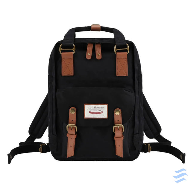 Himawari 188L black and brown 14’’ laptop backpack Bags cases backpacks