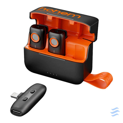 Hohem microphone (2TX + 1RX + charging case) Lavalier