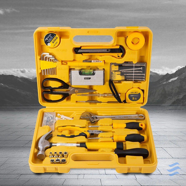 Household Tool Set 38 pcs Deli Tools EDL1038J Toolkits