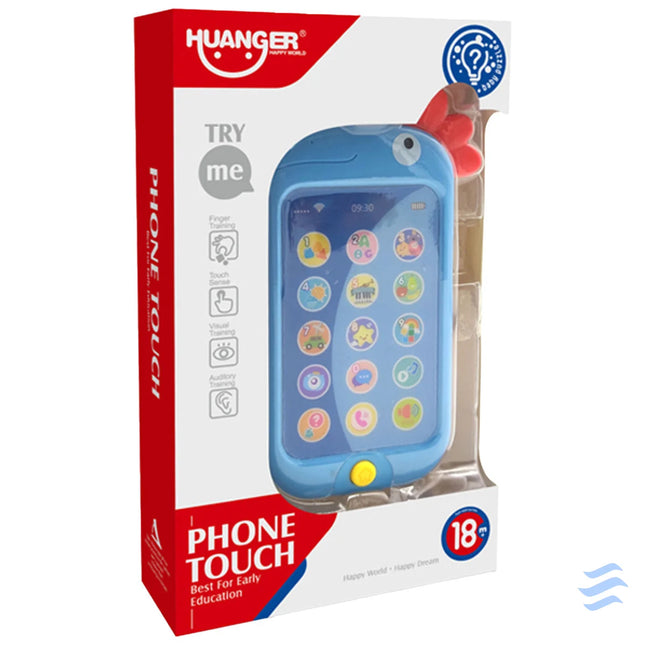 Huanger HE8035 toy phone (blue) Educational and interactive