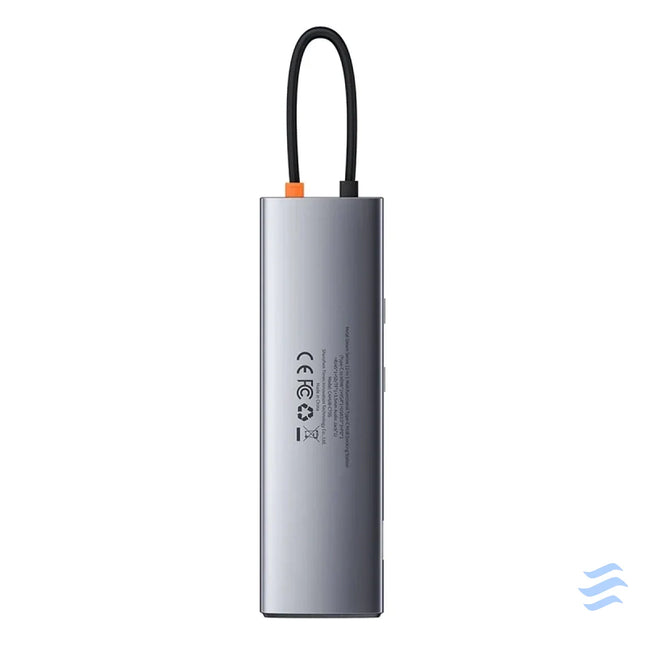Hub 11in1 Baseus Metal Gleam Series USB C to 3x USB 3.0 + 2x HDMI + USB C PD + Ethernet RJ45 + microSD/SD + VGA + AUX