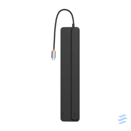 Hub 12w1 Baseus EliteJoy Gen2 series USB C do 2xHDMI + 3xUSB 3.0 + PD + DP + SD/TF + RJ45 + Type C + 3.5mm (dark grey)