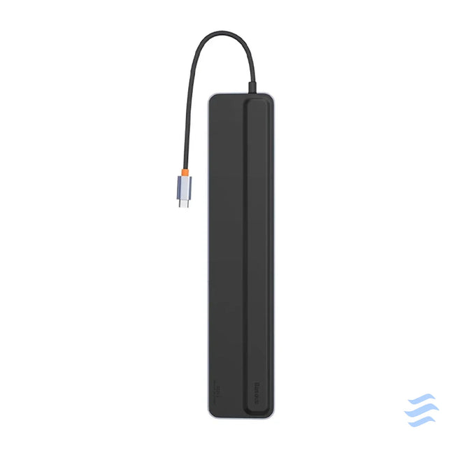 Hub 12w1 Baseus EliteJoy Gen2 series USB C do 2xHDMI + 3xUSB 3.0 + PD + DP + SD/TF + RJ45 + Type C + 3.5mm (dark grey)