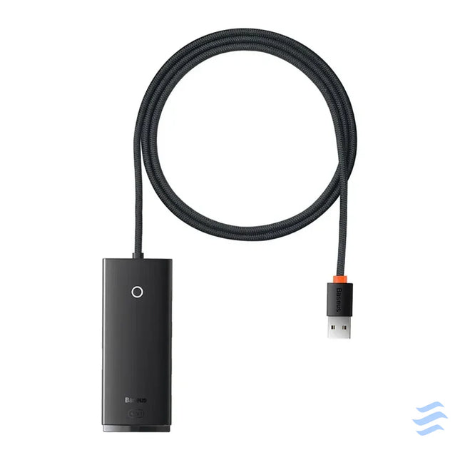 Hub 4in1 Baseus Lite Series USB to 4x USB 3.0 1m (Black) Hubs