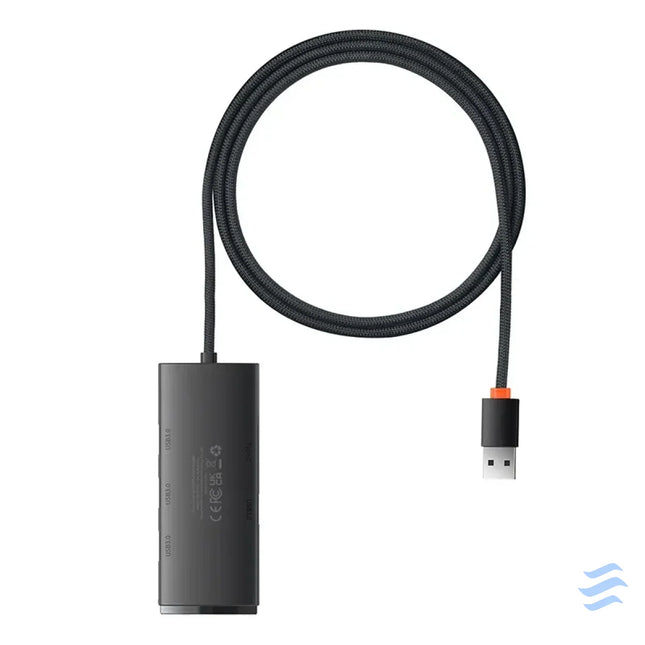 Hub 4in1 Baseus Lite Series USB to 4x USB 3.0 1m (Black) Hubs