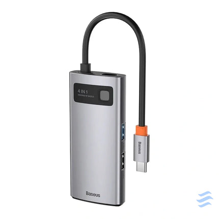 Hub 4in1 Baseus Metal Gleam Series USB C to USB 3.0 + USB 2.0 + HDMI + USB C PD Hubs