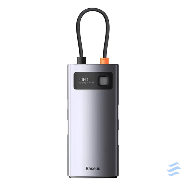 Hub 4in1 Baseus Metal Gleam Series USB C to 3x USB 3.0 + Ethernet RJ45 Hubs