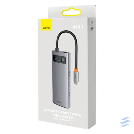 Hub 4in1 Baseus Metal Gleam Series USB C to 4x USB 3.0 Hubs
