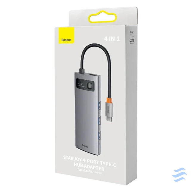 Hub 4in1 Baseus Metal Gleam Series USB C to 4x USB 3.0 Hubs