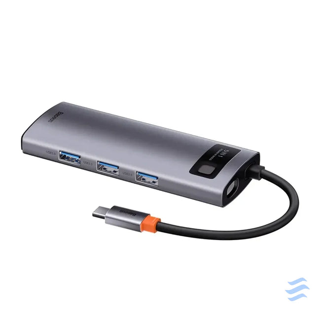 Hub 5in1 Baseus Metal Gleam Series USB C to 3x USB 3.0 + HDMI + USB C PD Hubs