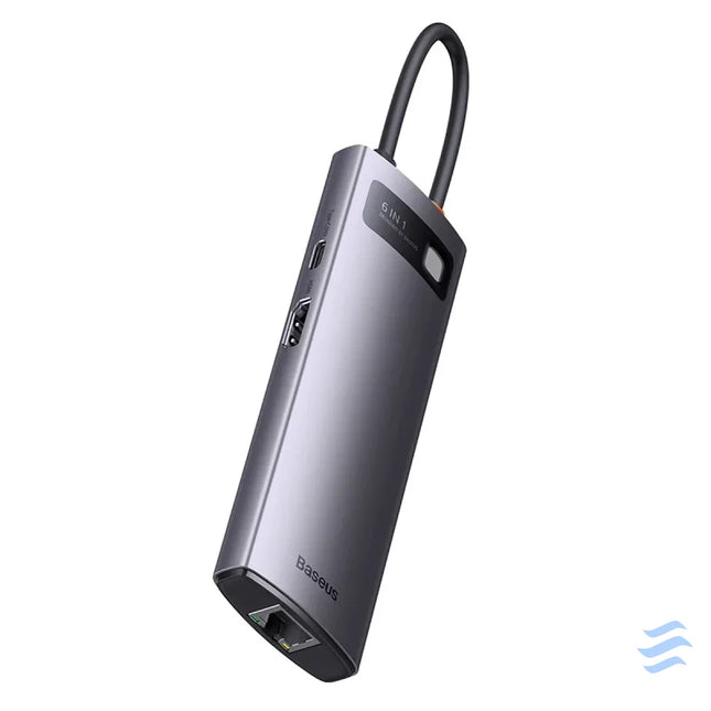 Hub 6in1 Baseus StarJoy Series USB C to 3x USB 3.0 + HDMI + USB C PD + RJ45 Hubs