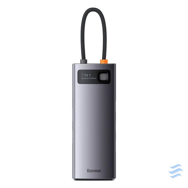 Hub 7in1 Baseus Metal Gleam Series USB C to 3x USB 3.0 + HDMI + USB C PD + VGA + Ethernet RJ45 Hubs