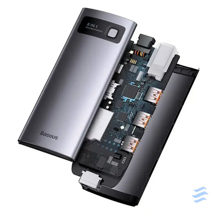 Hub 8in1 Baseus StarJoy Series USB C to 3x USB 3.1 + HDMI + USB C PD + RJ45 + microSD/SD Hubs