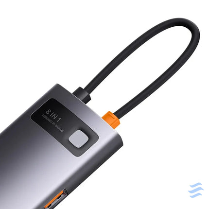 Hub 8in1 Baseus StarJoy Series USB C to 3x USB 3.1 + HDMI + USB C PD + RJ45 + microSD/SD Hubs