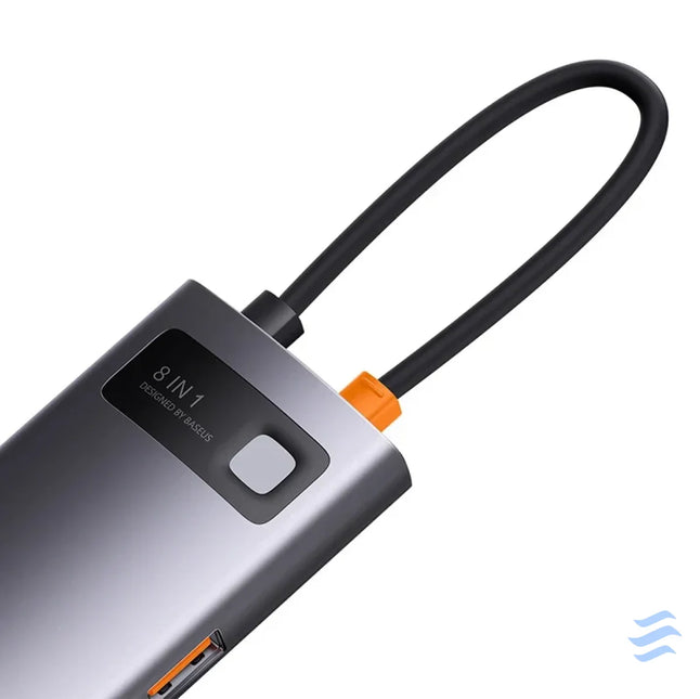 Hub 8in1 Baseus StarJoy Series USB C to 3x USB 3.1 + HDMI + USB C PD + RJ45 + microSD/SD Hubs