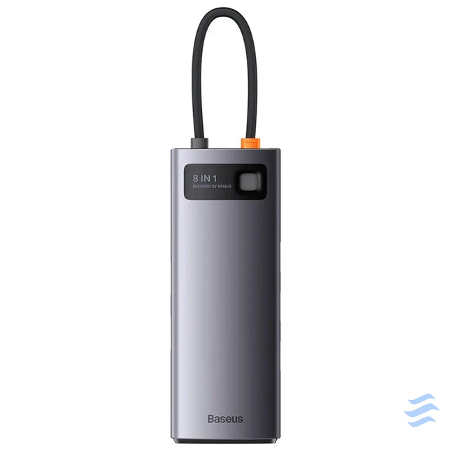 Hub 8w1 Baseus StarJoy Metal Glam Series USB C do HDMI + 3 x USB 3.0 + USB C PD + RJ45 + SD/TF Hubs