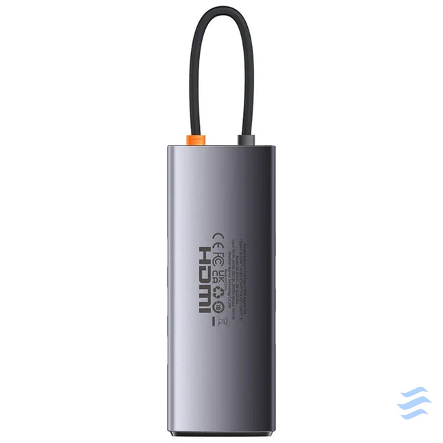 Hub 8w1 Baseus StarJoy Metal Glam Series USB C do HDMI + 3 x USB 3.0 + USB C PD + RJ45 + SD/TF Hubs