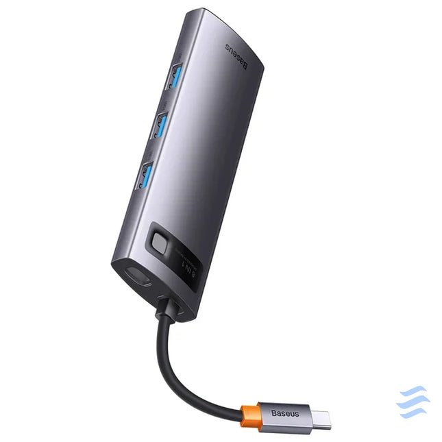 Hub 8w1 Baseus StarJoy Metal Glam Series USB C do HDMI + 3 x USB 3.0 + USB C PD + RJ45 + SD/TF Hubs