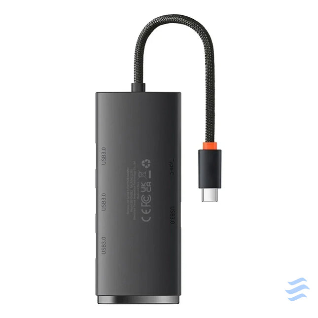 HUB Adapter 4 Port USB C Baseus OS Lite 25cm (Black) Hubs