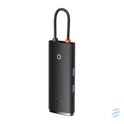 Hub Baseus OS Lite 6 Port (Type C to HDMI + USB3.0*2 + PD + SD/TF) (black Hubs