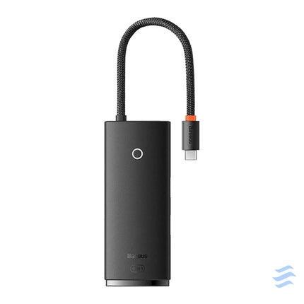 Hub Baseus OS Lite 6 Port (Type C to HDMI + USB3.0*2 + PD + SD/TF) (black Hubs