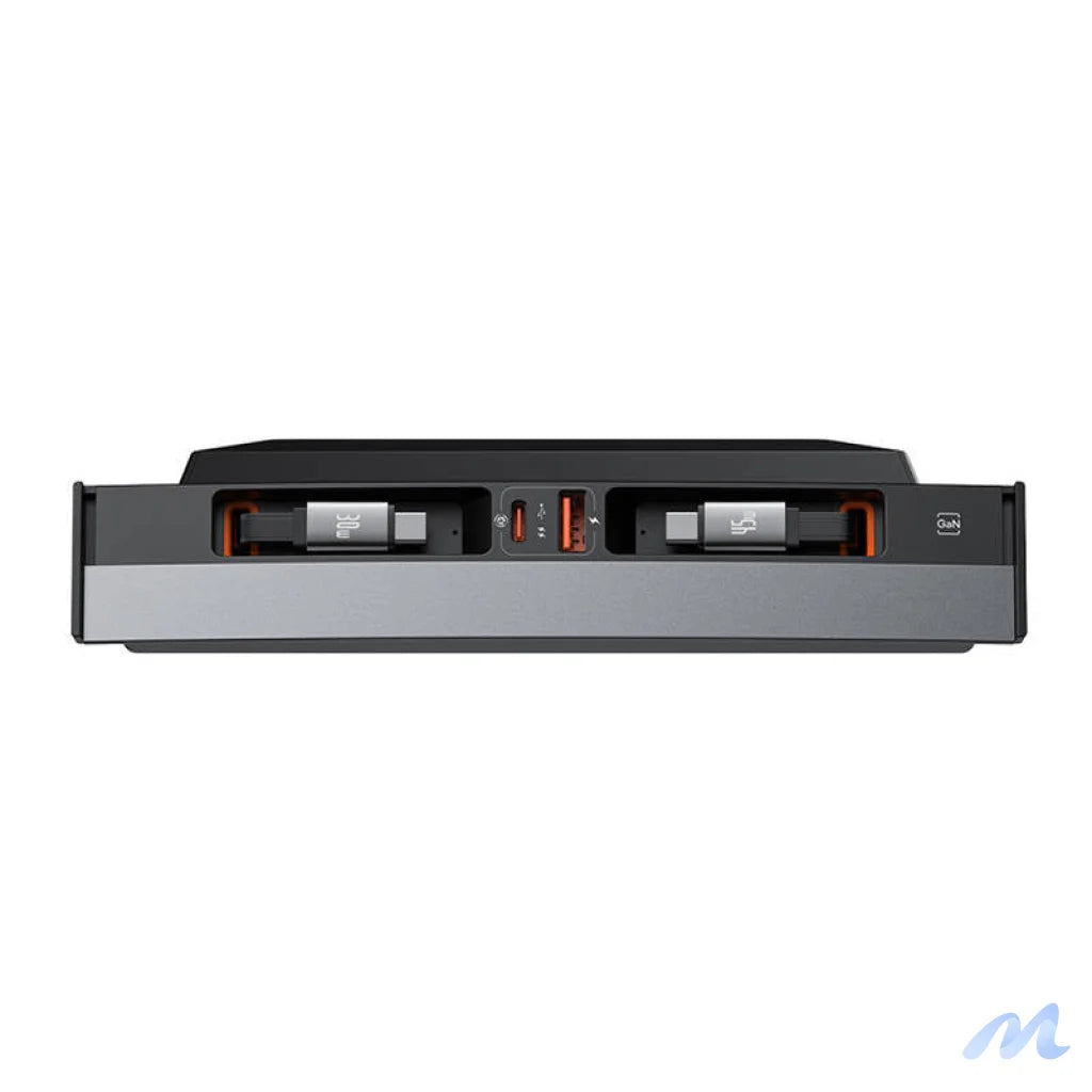 Hub Baseus T-Space with USB-C to USB-C cables for Tesla Cars (black)