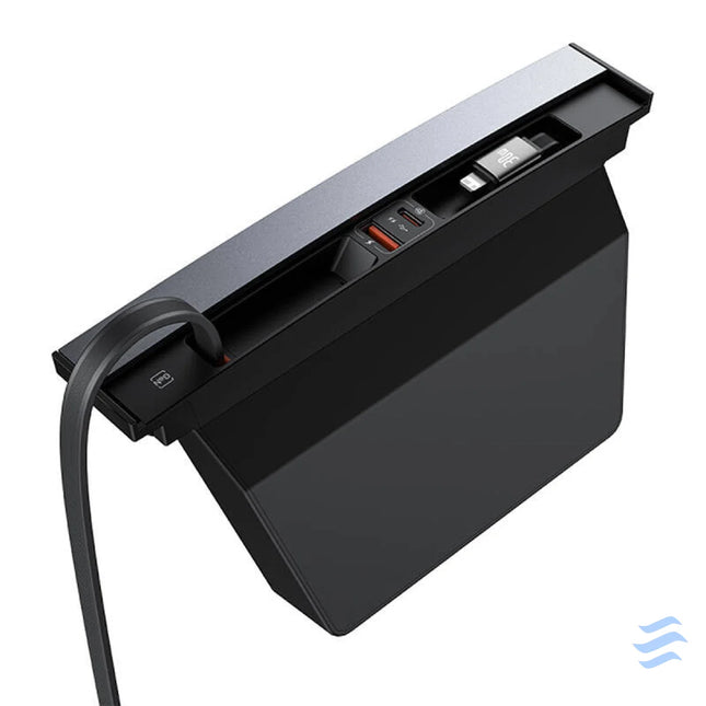 Hub Baseus T Space with USB C to lightning cables for Tesla Cars (black) Hubs