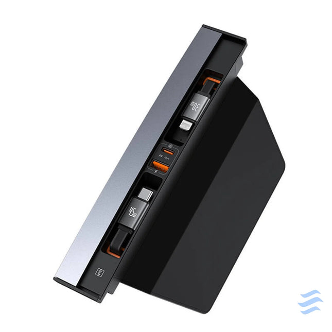 Hub Baseus T Space with USB C to lightning cables for Tesla Cars (black) Hubs