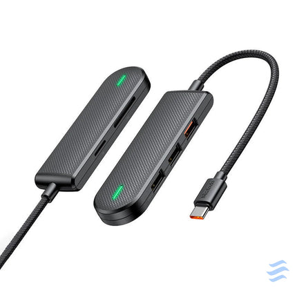 Hub USB C Mcdodo HU 1430 5w1 (USB2.0*3,USB3.0*1,SD/TF) Hubs