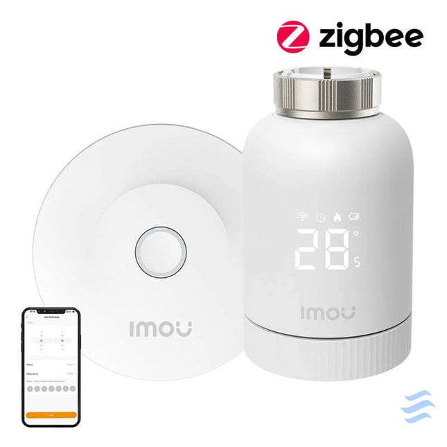 IMOU KIT TRV1 EU 2 ZigBee thermostatic head kit with 6 adapters and gateway Thermostatic heads