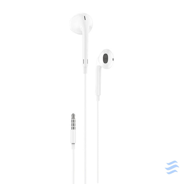 In ear headphones wired Foneng T34 mini jack 3.5mm remote control (white) Wired