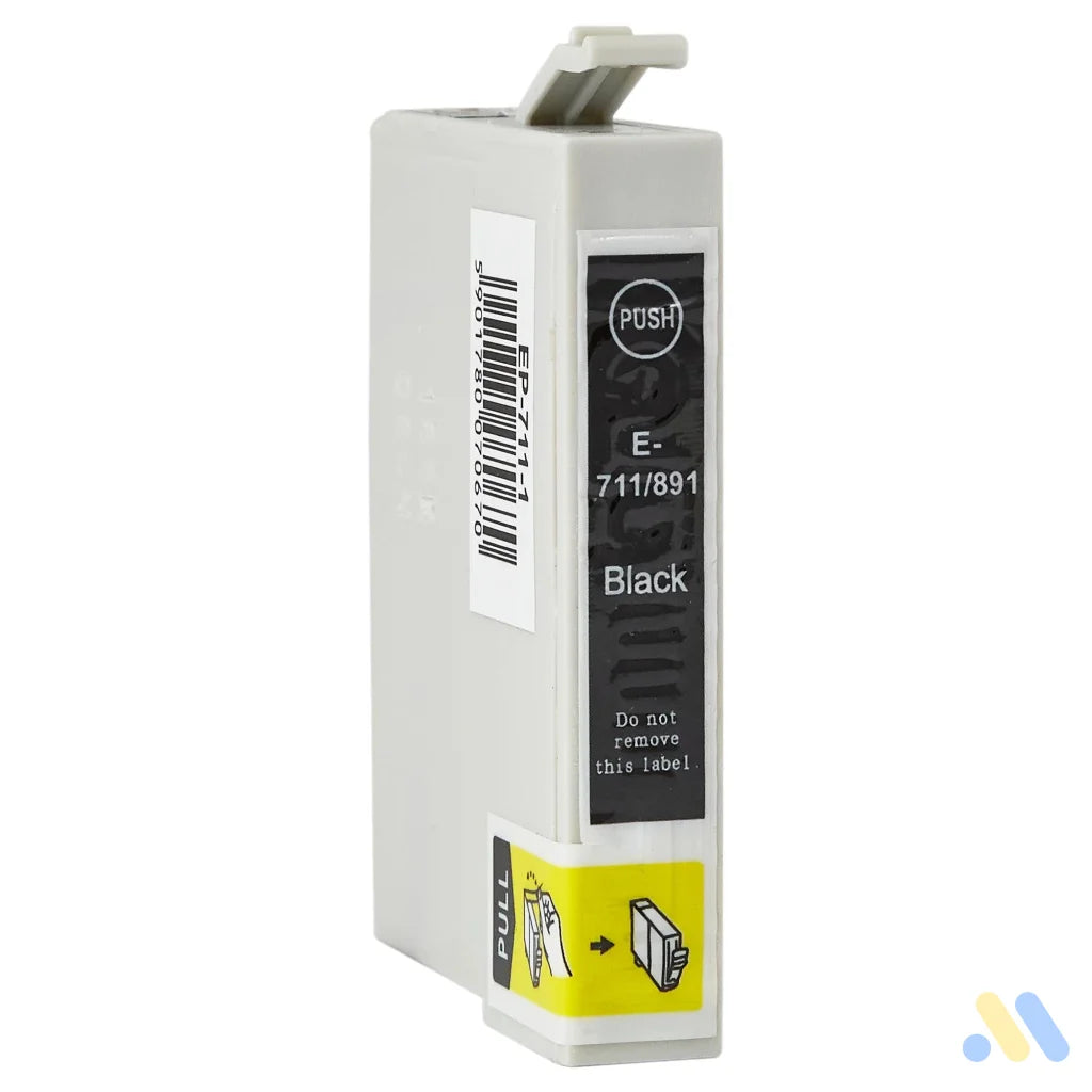 Ink for Epson | C13T07114011 / T0711 | black | 15 ml | bulk