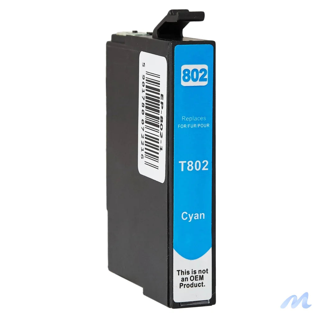 Ink for Epson | C13T08024010 / T0802 | cyan | 14 ml | bulk