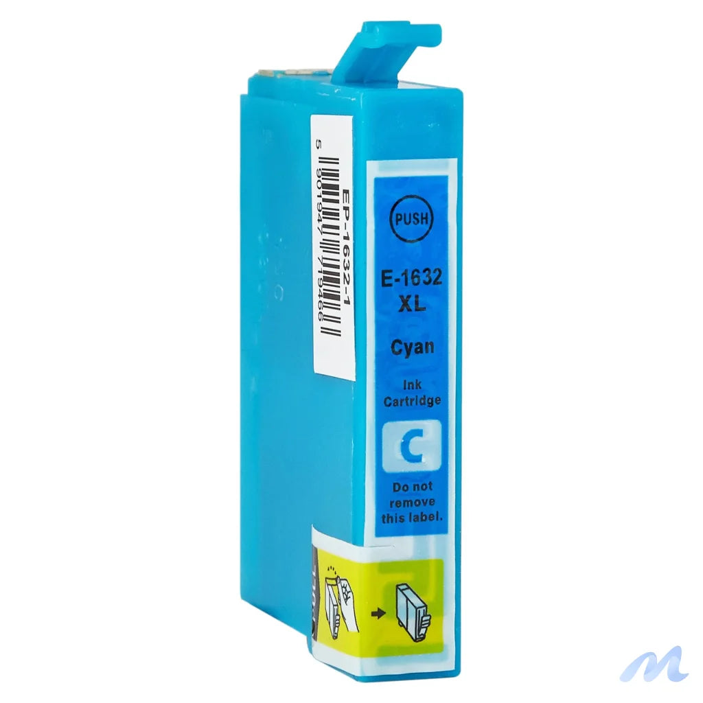 Ink for Epson | C13T16324010 / T1632 | cyan | 15 ml | bulk