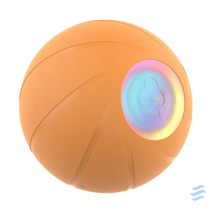 Interactive Cheerble Wicked Ball for Dogs (orange). Toys