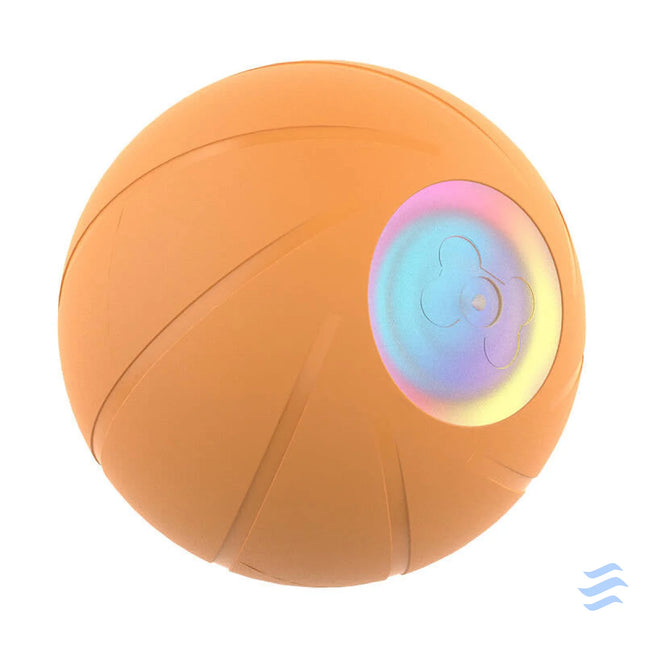 Interactive Cheerble Wicked Ball for Dogs (orange). Toys