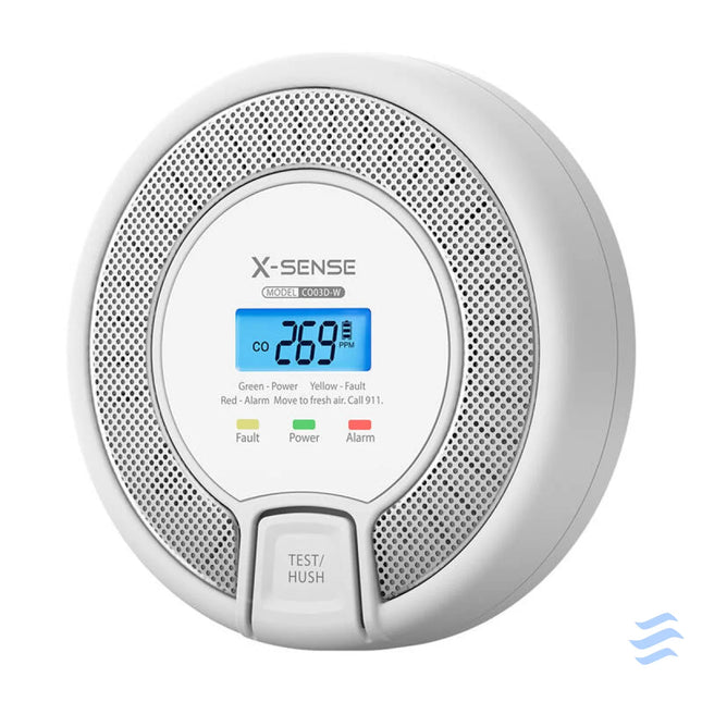 Interlinked CO Alarm X Sense CO03D W Link + Sensors