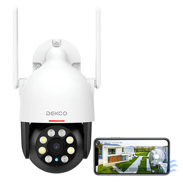 IP Outdoor camera WiFi DEKCO DC5L 2K QHD 166° IP cameras