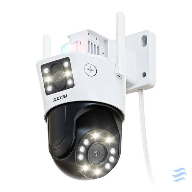IP Outdoor Camera ZOSI C298 WiFi Pan Tilt 6MP Dual IP66 IP cameras