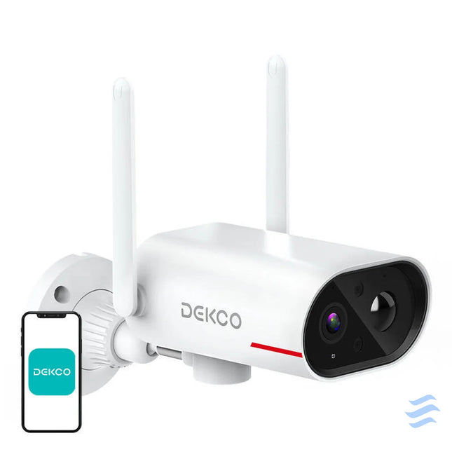 IP Outdoor WiFi camera with solar panel DEKCO DC8L 3MP IP cameras