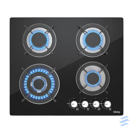 IsEasy MGBG 604B glass gas hob For cooking