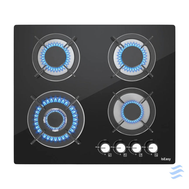 IsEasy MGBG 604B glass gas hob For cooking