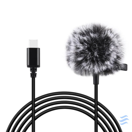Jack Puluz tie microphone with clip PU425 1.5m USB C Lavalier