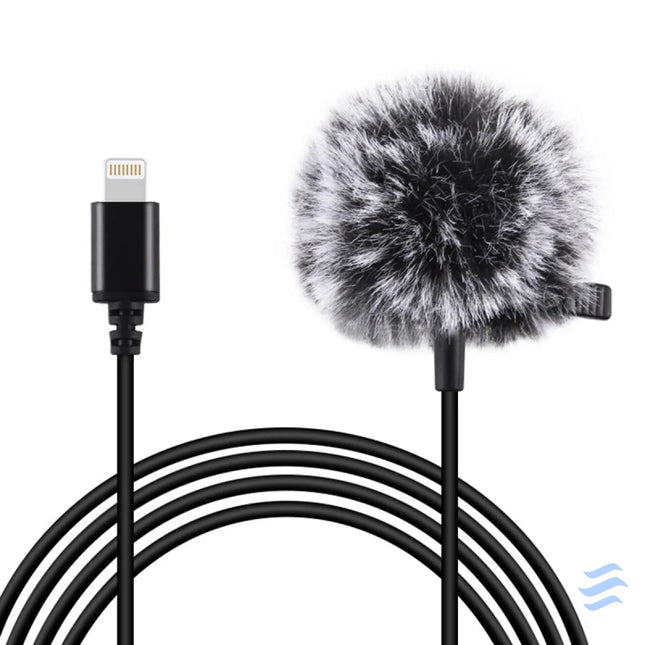 Jack Puluz tie microphone with clip PU426 1.5m 3.5mm Lightning Lavalier