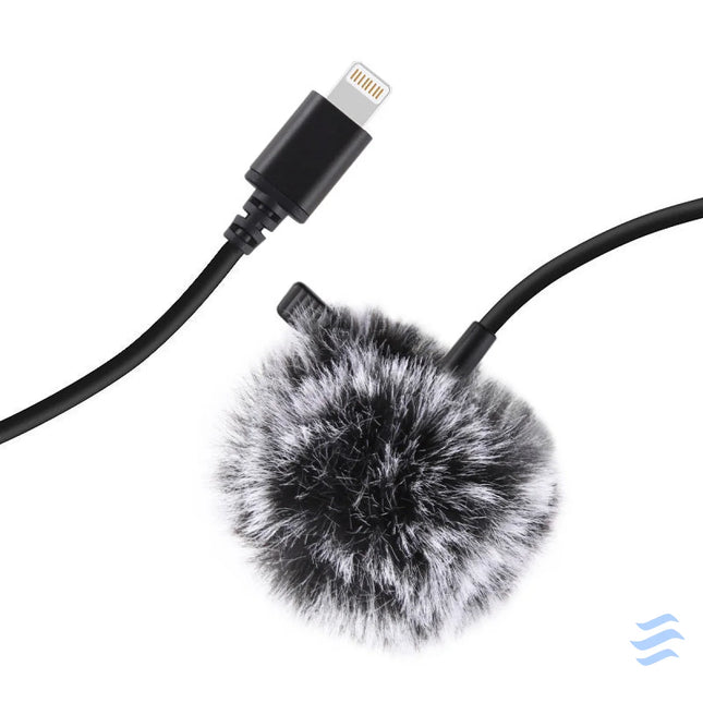Jack Puluz tie microphone with clip PU426 1.5m 3.5mm Lightning Lavalier