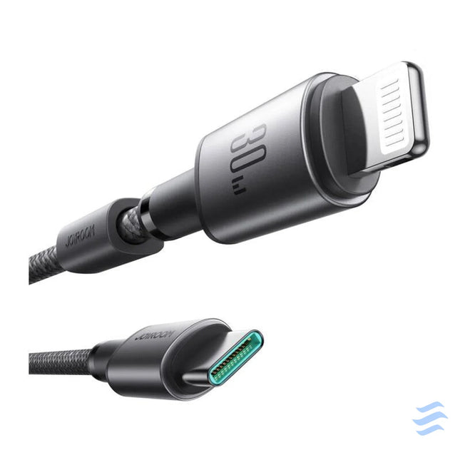 Joyroom 30W USB C Lightning cable 1.2m gray USB C to Lightning